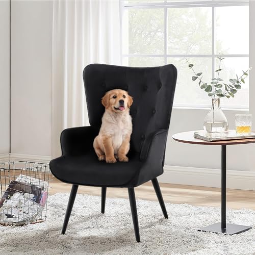 Furnimart Accent Chairs Set of 2, Wingback Corner Chairs - Image 4