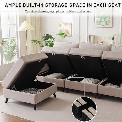 Rexulqo 135'' Modular Sectional Sofa - Image 3