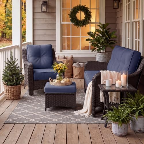 LayinSun 3 Piece Wicker Outdoor Furniture Set - Image 2