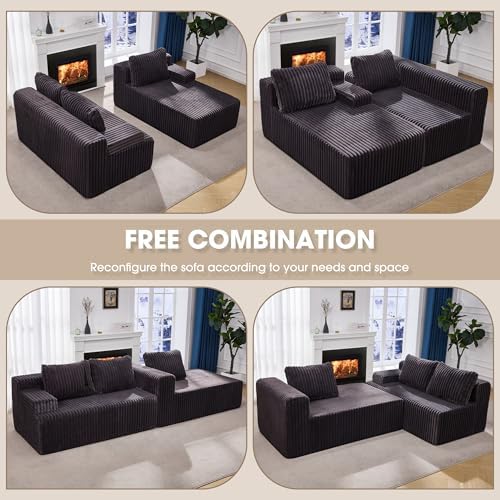 Hobestluk Boneless Couches Modular Sectional Sofa - Image 5