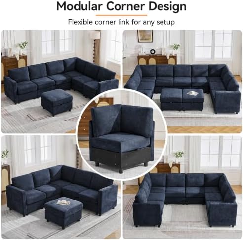 WUTUTUEE Corner Seat Module for Modular Sectional Couch Sofa - Image 4