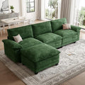 108" Modular Sectional Couch, L Shaped Cloud Sofa by Unknown