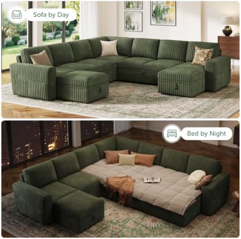 HONBAY Modular Sectional Sleeper Sofa - Image 4