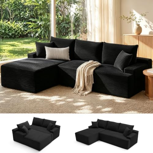 Mangodan Cloud Sectional Sofa, Boneless Couch by Mangodan