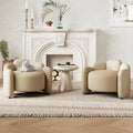 Hyfirm Camel Khaki Accent Chairs Set of 2 by Hyfirm