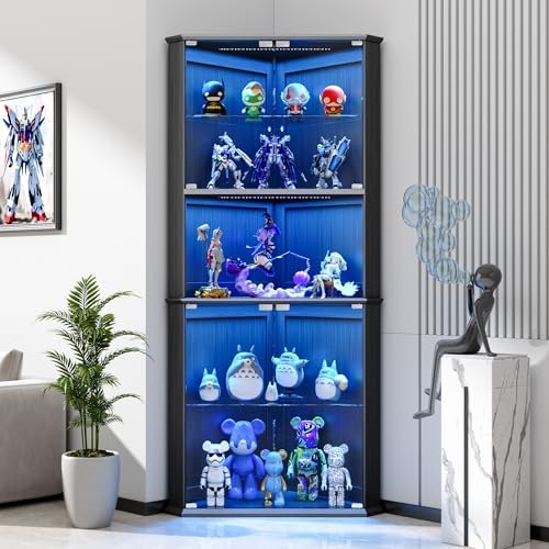 kepptory 72" Corner Curio Cabinet by kepptory