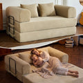 59" Convertible Sofa Bed, Boneless Sleeper Futon Couch by Unknown
