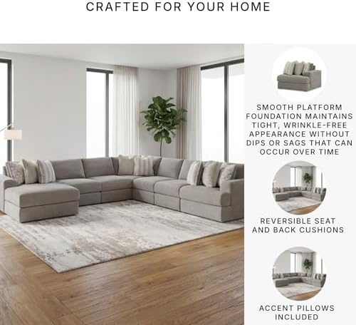 Signature Design by Ashley U-Shaped 7-Piece Sectional - Image 4