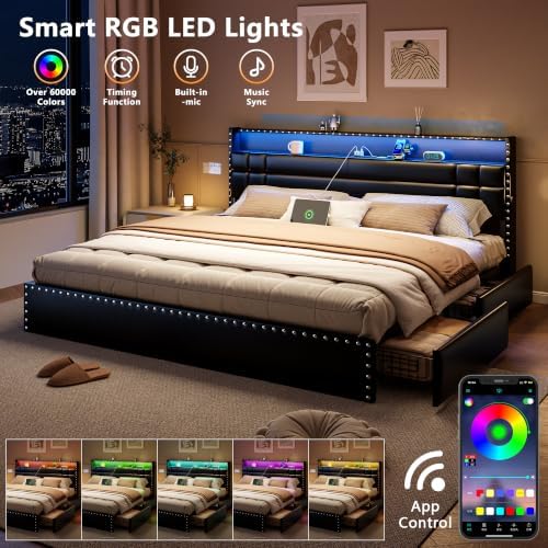 Forestell King Size Bed Frame - Image 5