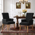 Dining Chair with Arms, Upholstered High Back Dining Room Chairs by WUTUTUEE