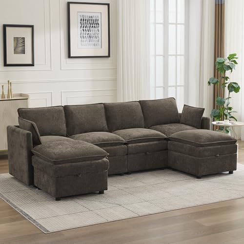 105" Sectional Modular Couch by Abbrevi