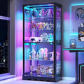 Dystler Display Cabinet with Glass Doors, RGB Lights by CraftYourIdealHomeLife