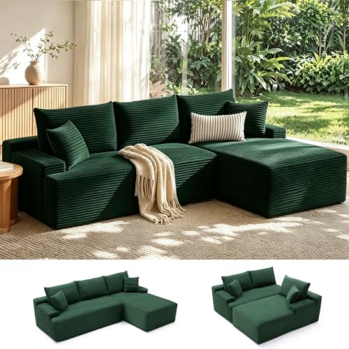 Mangodan Cloud Sectional Sofa, Boneless Couch by Mangodan
