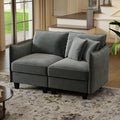 WorthFurni 56.13" Loveseat, Modular Sectional Sofa Couches by Unknown
