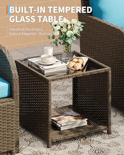 Garvee 5-Piece Outdoor Patio Conversation Set - Image 4