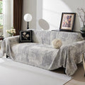 MEETSKY Couch Cover for Sectional Sofa Set Abstract Geometric Chenille Sofa by MEETSKY