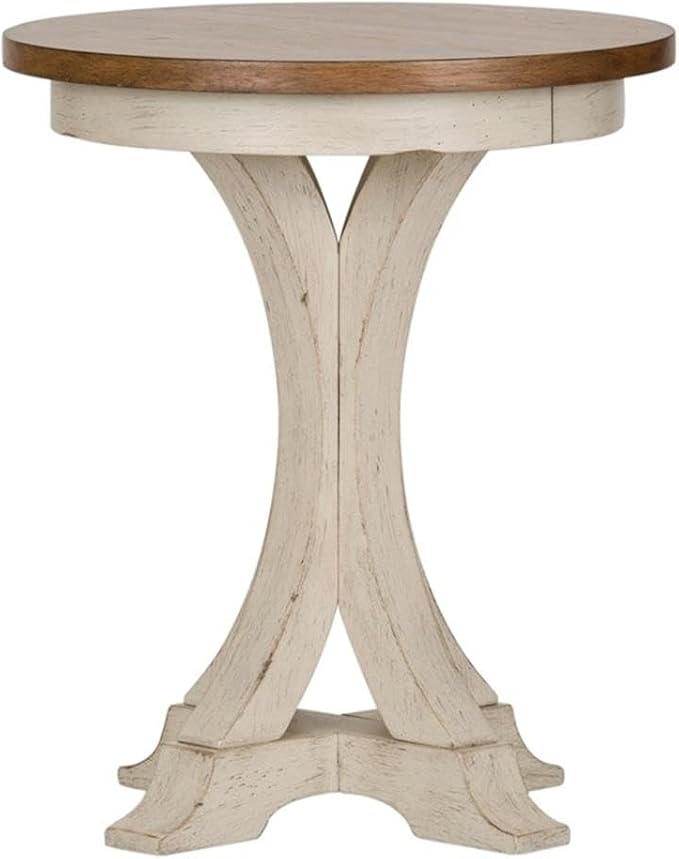 Liberty Furniture Industries Farmhouse Reimagined Round Chair Side Table - Image 6