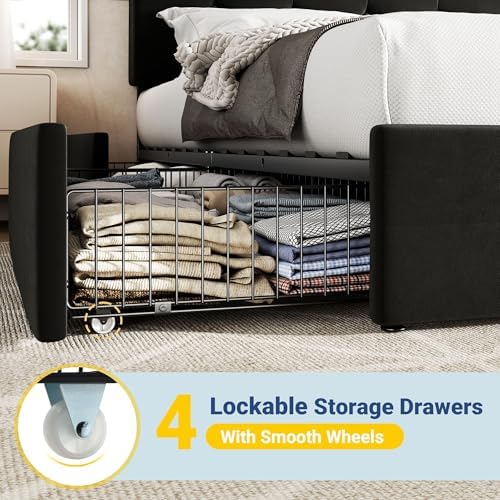 Allewie Full Size Storage Bed Frame - Image 5