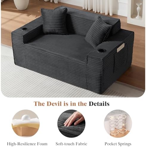 61 Boneless Sofa Couch Loveseat - Image 4
