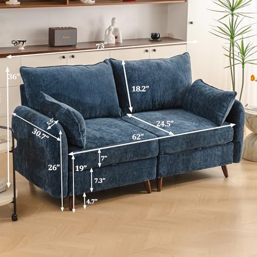 Rexulqo 73'' Modular Sectional Couch - Image 6
