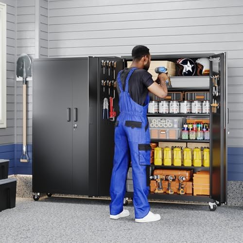 Yizosh Metal Garage Storage Cabinet - Image 2