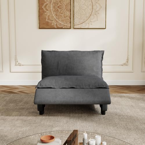 Power Recliner Middle Sofa Seat, Cloud Modular Sofa Seat, Heated Seat Cushion by LovingAHome
