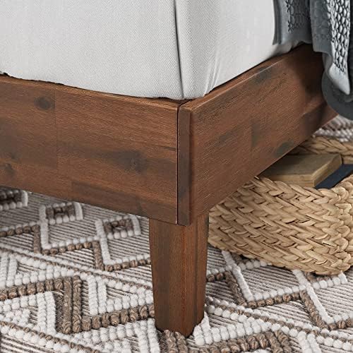 Zinus Marissa Deluxe Wood Platform Bed Frame, No Box Spring Needed, Wood Slat - Image 4