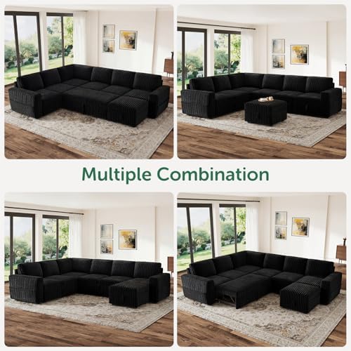 HONBAY Modular Sectional Sleeper Sofa - Image 6