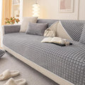 Soft Velvet Fuzzy Couch Covers Washable by TIANXINBAOBEI