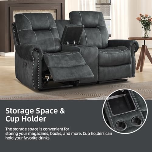EBELLO Reclining Couch Sofa Furniture Set - Image 4