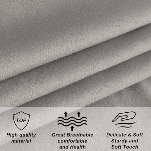 Furpopup Velvet Queen Headboard Only, Upholstered Wall Mount - Image 4