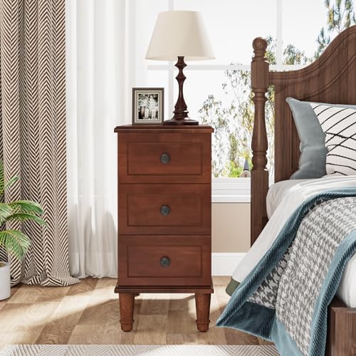 Tribesigns Solid Wood End Table, Fully Assembled Side Table - Image 6