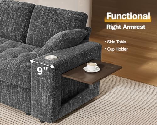 Vipbear 111" Modular Sectional Sleeper Sofa - Image 7