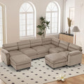 HAOMARKETS 115” Modular Sectional L Shaped Corner Sofa by HAOMARKETS