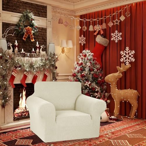 KEKUOU Stretch Chair Sofa Slipcover, Single Couch Cover - Image 2