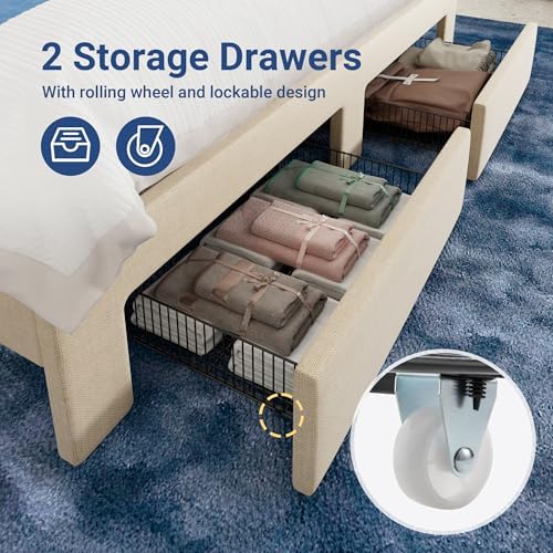 Allewie King Size Bed Frame - Image 6