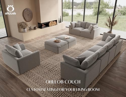 ohllob 48.6" Single Sofa, Small Boneless Couches - Image 6