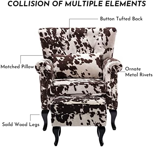 LZAREAL Accent Reading Arm Chairs - Image 4