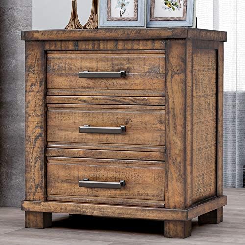 LUMISOL Solid Wood Nightstand - Image 7