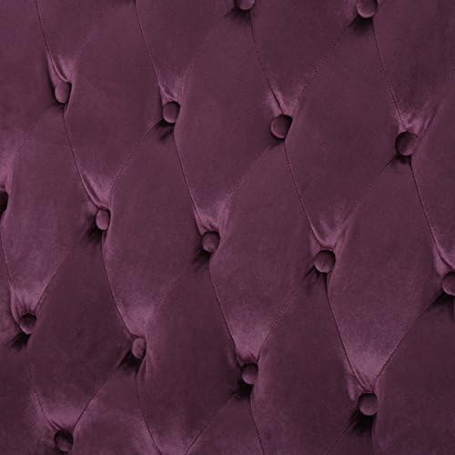 Christopher Knight Home GDFStudio Leona Modern Glam Tufted Velvet Wingback - Image 7
