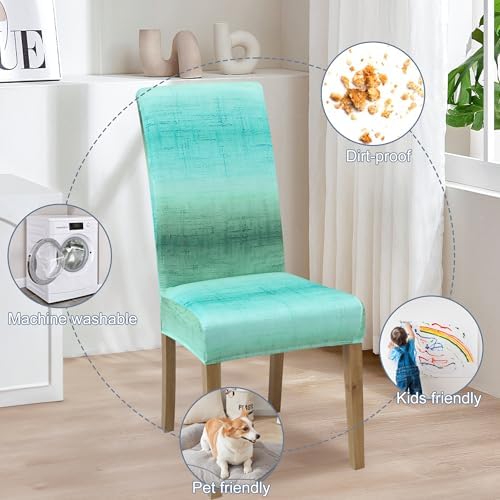 Dining Chair Covers, Stretch Seat Covers, Washable Furniture Protector - Image 6