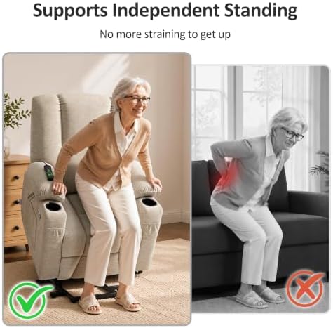 MCombo Power Lift Recliner Chair - Image 6