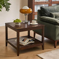 Side Table, Solid Wood Square End Table by Cttasty