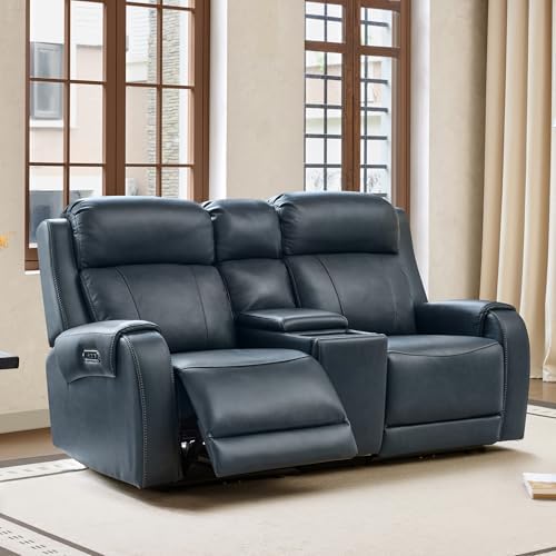 CHITA Genuine Leather Power Recliner Sofa, Loveseat by Unknown
