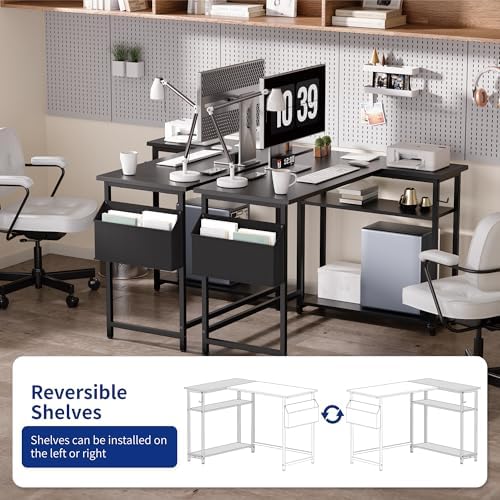 Pamray 40 Inch L Shaped Computer Desk - Image 4