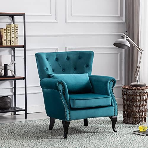 LZAREAL Accent Reading Arm Chairs Set of 2 - Image 4