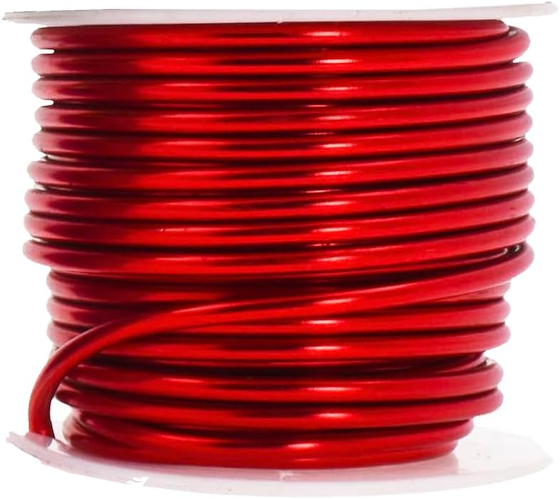Mandala Crafts 10 Gauge Anodized Aluminum Craft Wire for Jewelry Making - 128 FT Colored Flexible Rainbow Wire - Bendable for Bonsai Armature Crafting Sculpting