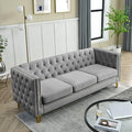mikibama 80.5" Velvet 3 Seater Sofa Couch by Mikibama