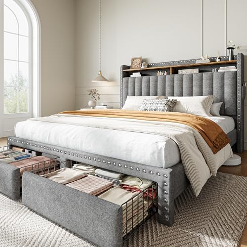 EnHomee Bed Frame Queen Size by EnHomee