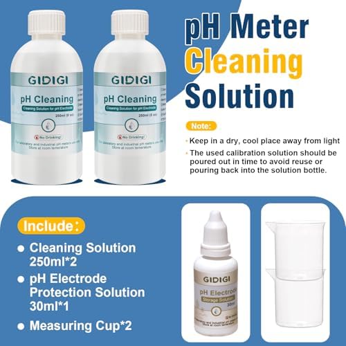 pH Cleaning Solution 250 ml x 2 and pH Electrodes Storage Solution - Image 2